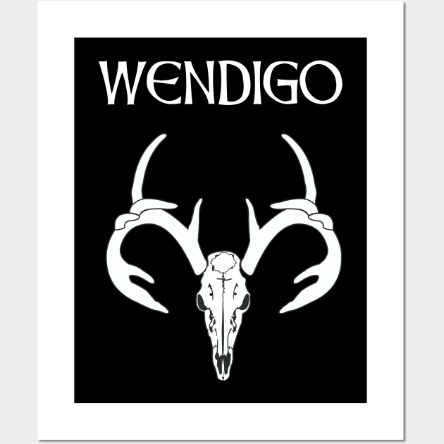 Wendigo Ancient Mythology Wall Art by AgemaApparel